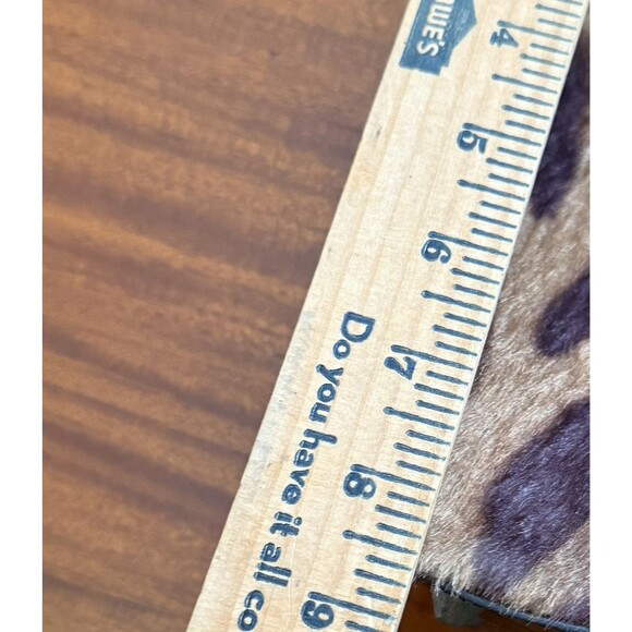 Coldwater Creek‎ Leopard Print Faux Fur Shoulder Bag Faux Crocodile Medium Purse - Picture 12 of 12